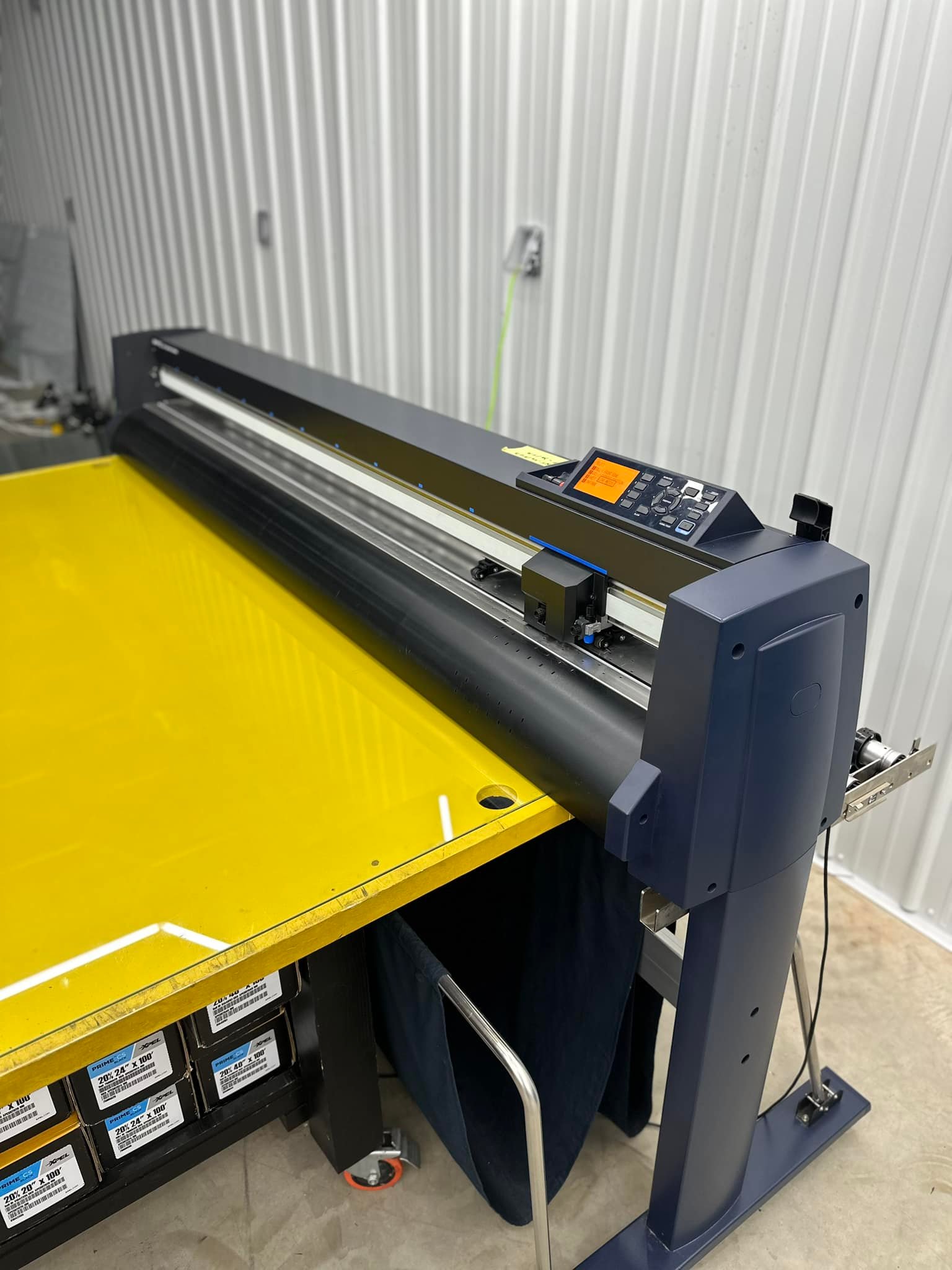Baker's Window Tinting precision plotter and film cutting equipment
